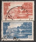 Libanon 581-582 Gebruikt, Verzenden, Overige landen, Gestempeld