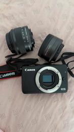 Canon EOS M10 + 2 Lenzen - Goede Staat, Audio, Tv en Foto, Fotocamera's Digitaal, Canon, Compact, Ophalen of Verzenden, Zo goed als nieuw