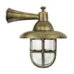 Outdoor lamp, scheepslamp, messing-koper. LAATSTE!!, Antiek en Kunst, Antiek | Lampen, Ophalen of Verzenden
