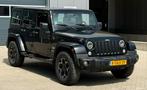JEEP WRANGLER JK 3.8 V6 SAHARA HARDTOP/SOFTTOP YOUNGTIMER, Auto's, Automaat, Stof, Zwart, Bedrijf