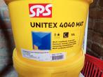 10L SPS Unitex 4040 Mat Verf RAL9016 NIEUW ONGEOPEND, Ophalen, Wit, Nieuw, Verf