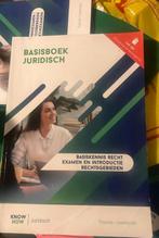 Basisboek Juridisch - Recht, Examen & Introductie, Ophalen of Verzenden, Gamma, Zo goed als nieuw, MBO