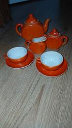 Vintage Toyland Kinderservies Jaren 70 Oranje, Ophalen of Verzenden