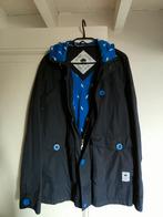 Bellfield blauwe jas met capuchon - Maat M, Blauw, Ophalen of Verzenden, Zo goed als nieuw, Bellfield
