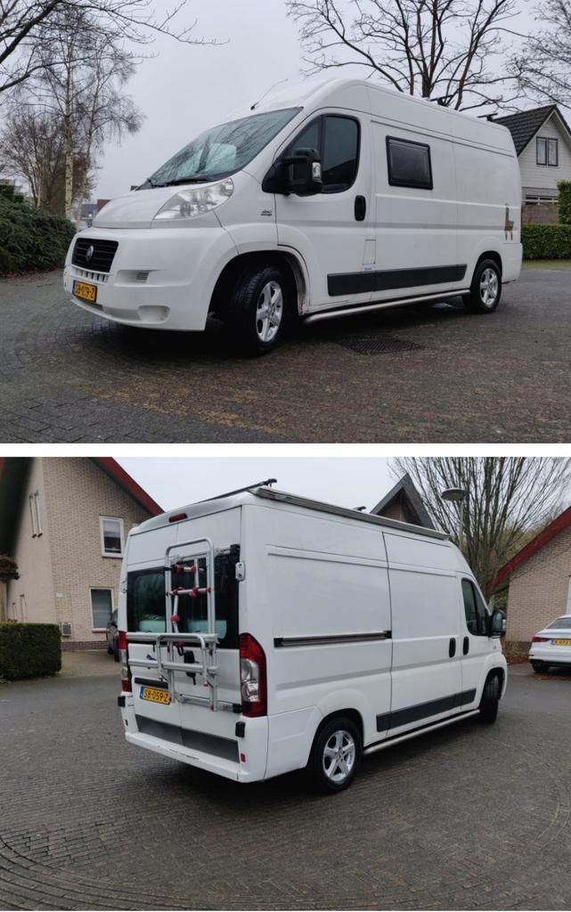 Zelfbouw camper Gijs, Caravans en Kamperen, Campers, Particulier, tot en met 2, Buscamper of Camperbus, Overige merken, Fiat, Diesel