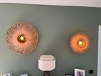 Wandlamp 2x Good&Mojo Kalimantan large 60cm & medium 45c, Ophalen, Zo goed als nieuw, Hout, Rotan Bamboe Kalimantan