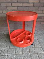 Vintage barcart - space age - Italië - kunststof, Kunststof, 50 tot 100 cm, Rond, Ophalen of Verzenden