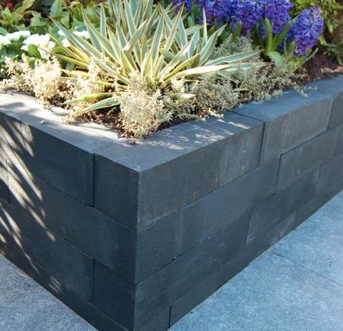 Stapelblokken / Muurblokken, Tuin en Terras, Bielzen en Borders, Nieuw, Blok, Beton, Minder dan 25 cm, Minder dan 100 cm, Minder dan 25 cm