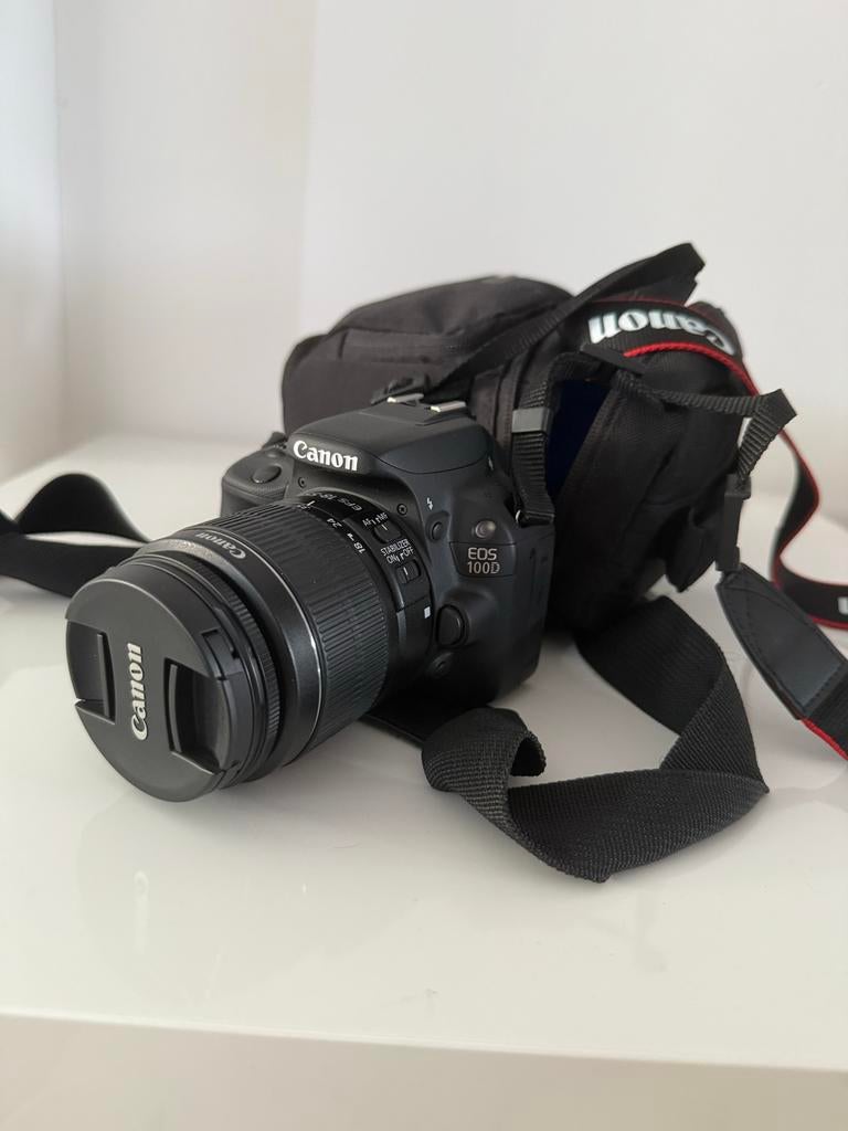 Canon EOS 100D Spiegelreflexcamera met Tas, Audio, Tv en Foto, Fotocamera's Digitaal, Spiegelreflex, Canon, Ophalen of Verzenden