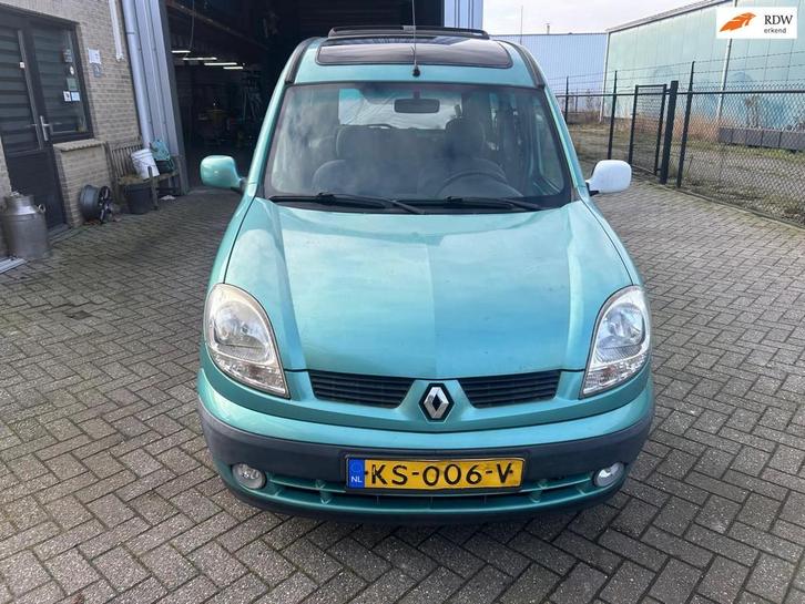 Renault Kangoo 1.2-16V Authentique, Auto's, Renault, Bedrijf, Te koop, Kangoo, Airbags, Airconditioning, Metallic lak, Startonderbreker
