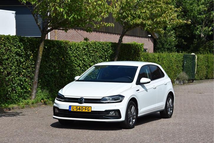 Volkswagen Polo 1.0 TSI R-Line LED ECC PDC Camera NAP 1e eig, Auto's, Volkswagen, Bedrijf, Te koop, Polo, ABS, Achteruitrijcamera