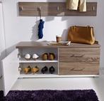 NIEUW Hal combi Home 3-delig Wit / Truffel eiken OP = OP, Ophalen of Verzenden, Nieuw, Complete set, 3-delig, halkasten, gangkast, halcombinatie