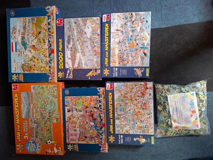 jan van haasteren puzzels, Hobby en Vrije tijd, Denksport en Puzzels, Zo goed als nieuw, Legpuzzel, 500 t/m 1500 stukjes, Ophalen of Verzenden