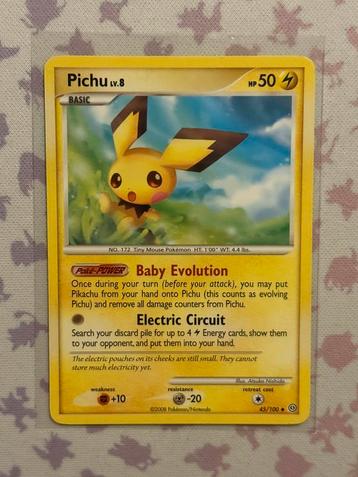 Pichu lv.8 45/100 Pokémon Stormfront beschikbaar voor biedingen