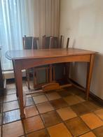 Tafel met 6 stoelen, Ophalen, Gebruikt, 100 tot 150 cm, 50 tot 100 cm