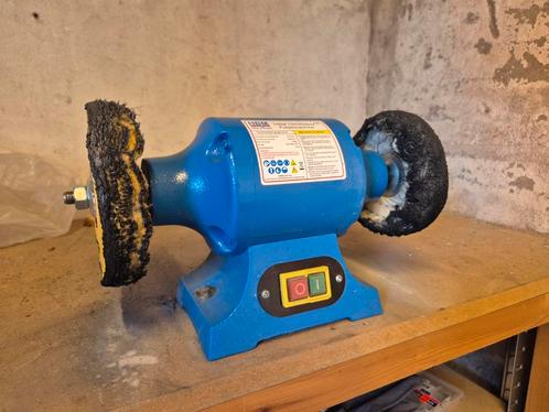 HBM 150 Polijstmachine, Doe-het-zelf en Verbouw, Gereedschap | Slijpmachines, Zo goed als nieuw, Werkbankslijpmachine, Minder dan 700 watt