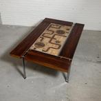Salontafel palisanderhout (rosewood) Svend Aage Jessen Deens, Vintage Deens design, 100 tot 150 cm, Zo goed als nieuw, Minder dan 50 cm