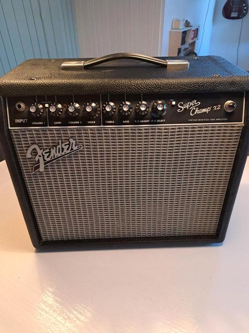 Fender Superchamp X2 vintage tube versterker, Muziek en Instrumenten, Versterkers | Bas en Gitaar, Zo goed als nieuw, Gitaar, Minder dan 50 watt