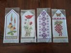 Mooie geborduurde boekenleggers., Hobby en Vrije tijd, Borduren en Borduurmachines, Ophalen of Verzenden, Nieuw, Borduurpakket