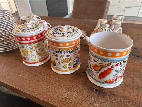 T.e.a.b. Blond Amsterdam Servies, Antiek en Kunst, Antiek | Servies compleet, Ophalen