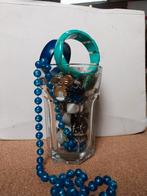 Mystery jewellery box blue., Sieraden, Tassen en Uiterlijk, Ophalen of Verzenden, Gebruikt, Blauw, Overige materialen