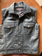 Klok gave leren biker vest nieuw staat maat M €45 incl verz, Ophalen of Verzenden, Zwart, Overige jeansmaten