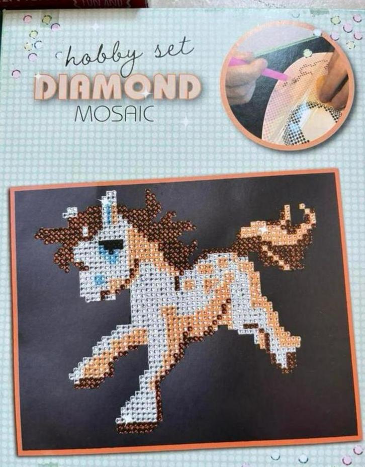Diamond Painting Hobby Set - Paard, Hobby en Vrije tijd, Knutselen, Nieuw, Materiaal, Ophalen of Verzenden