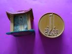 2 x OUDE SPAARPOTTEN SCHEUT MISSIE 1 CENT 1965 SPAARPOT, Verzamelen, Spaarpotten, Ophalen of Verzenden, Zo goed als nieuw, Overige materialen