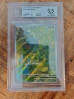 Bulbasaur IR 166/165 - Scarlet & Violet 151 - BGS 8.5, Ophalen of Verzenden, Zo goed als nieuw, Losse kaart, Foil