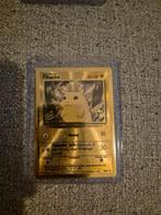 Pikachu gold metal kaart van celebrations, Ophalen of Verzenden, Zo goed als nieuw, Losse kaart, Foil