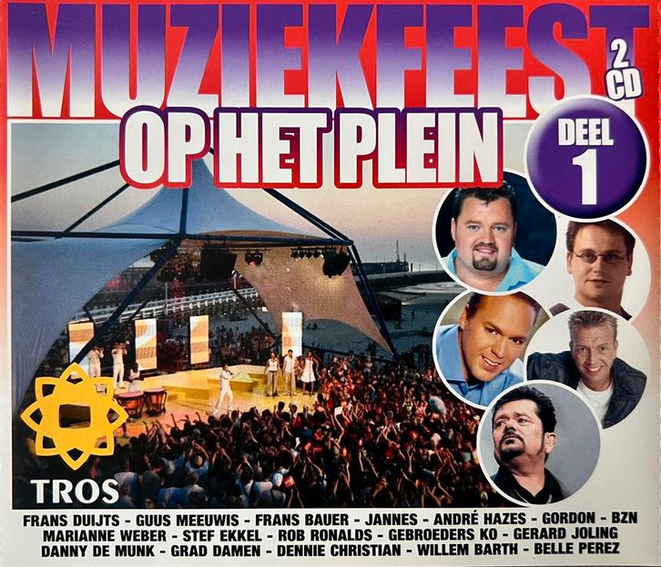 Tros Muziekfeest Op Het Plein Deel 1 - V.a. (2CD), Cd's en Dvd's, Cd's | Nederlandstalig, Gebruikt, Levenslied of Smartlap, Ophalen of Verzenden