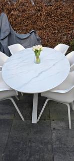 Hartman Xander tuinset met Sophie stoelen van Kees Smit, Tuin en Terras, 6 zitplaatsen, Ophalen of Verzenden, Zo goed als nieuw