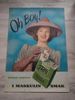 Oh Boy!  Rostad Virginia cigaretter., Rechthoekig Staand, Ophalen of Verzenden, Zo goed als nieuw, A1 t/m A3