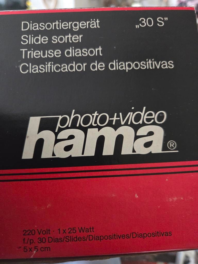 Te koop: Dia sorteerraam met licht, Audio, Tv en Foto, Diaprojectors, Ophalen