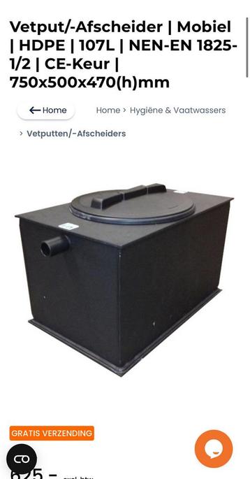 Vetput gebruikt mag deze week weg voor 200€ beschikbaar voor biedingen