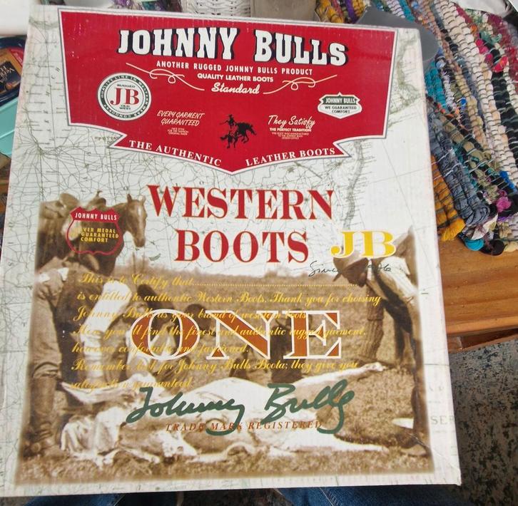 Johnny Bulls Westernboots Nieuw, Kleding | Heren, Schoenen, Nieuw, Boots, Bruin, Ophalen