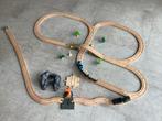 Treinbaan hout, Ophalen, Gebruikt