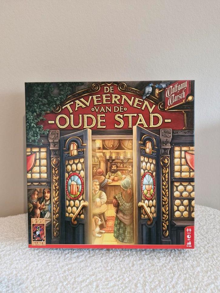 De Taveernen van de Oude Stad - Bordspel, Hobby en Vrije tijd, Gezelschapsspellen | Bordspellen, Zo goed als nieuw, Een of twee spelers