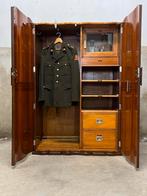 Engelse Art-Deco Gentlemen wardrobe, Compactom kledingkast, 150 tot 200 cm, Gebruikt, Ophalen of Verzenden, 50 tot 75 cm