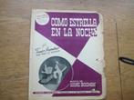 COMO ESTRELLA EN LA NOCHE - TANGO ARGENTINO -PIANO/ACCORDEON, Muziek en Instrumenten, Bladmuziek, Gebruikt, Accordeon, Ophalen of Verzenden