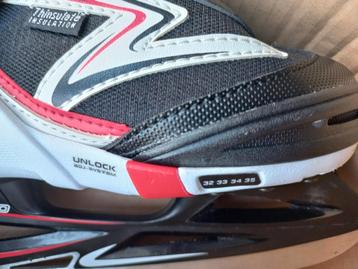 Ijshockeyschaatsen. zgan.  maat 32 t/m 35. beschikbaar voor biedingen
