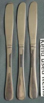 JUSTINUS BESTEK 3x dessertmes lunchmes 20,4cm mes couteau a, Huis en Inrichting, Postbus 64461, Brunssum, Nederland, Verzenden