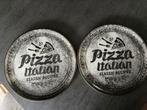 Saturnia pizzaborden 2 stuks zwart, Ophalen, Zo goed als nieuw, Bord(en), Overige stijlen
