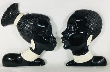 vintage design kalk muurdecoratie deco Gesigneerd 1960’s beschikbaar voor biedingen