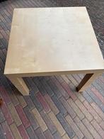 Bijzettafel, Huis en Inrichting, Tafels | Bijzettafels, Vierkant, 55 tot 75 cm, Hout, Ophalen