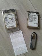 2x 2,5 inch plus externe behuizing harde schijven, Computers en Software, Harde schijven, Ophalen of Verzenden, USB