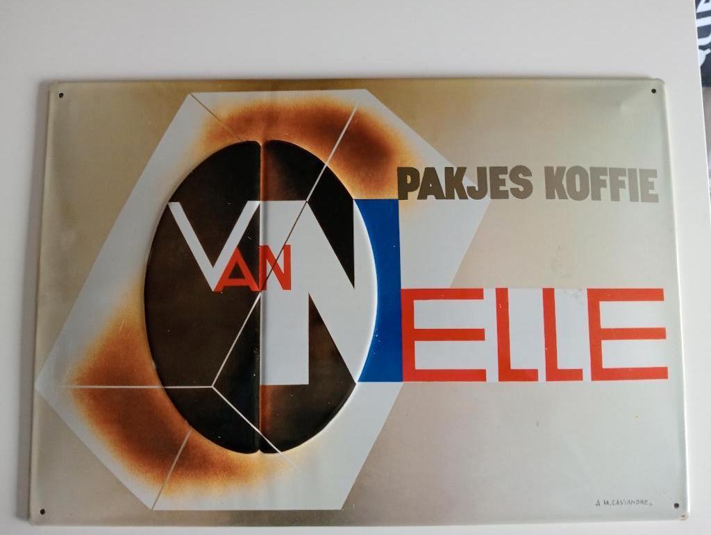 Reclame bord Van Nelle koffie, Ophalen of Verzenden, Nieuw, Reclamebord