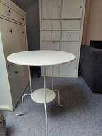 Witte ronde bijzettafel, Ophalen of Verzenden