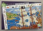 Djeco Pirates Observation Piraten Puzzel 100 St. Compleet, Gebruikt, Ophalen of Verzenden
