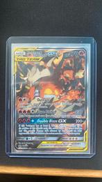 Reshiram and Charizard GX tag team, Hobby en Vrije tijd, Ophalen of Verzenden, Losse kaart, Zo goed als nieuw